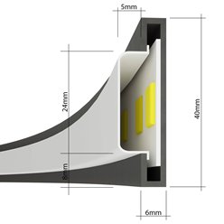 Lampa wisząca RIO 78 chrom LED 4000K