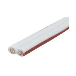 Przewód do taśm LED SMYp 2x0,5 biały - 1m