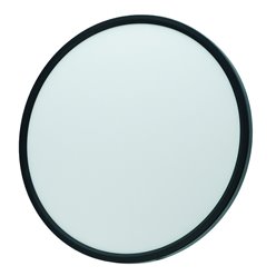 Panel LED okrągły czarny 36W natynkowy - przełącznik CCT
