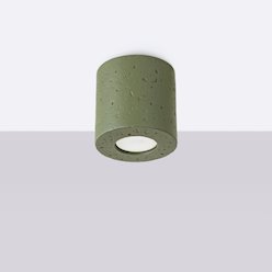 Oprawa natynkowa Orbis beton 1xGU10 zielony oliwkowy