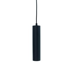 Lampa wisząca Tuba 1xGU10 Circus Slim 24cm czarna