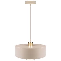 Lampa wisząca E27 beżowy żyrandol Velto Loft 30cm
