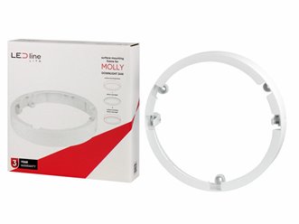 Ramka okrągła do montażu natynkowego Downlight MOLLY 24W