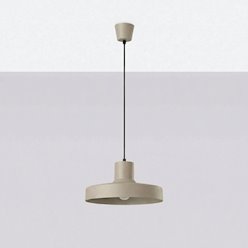Lampa wisząca klasyczna Bilo 1xE27 taupe