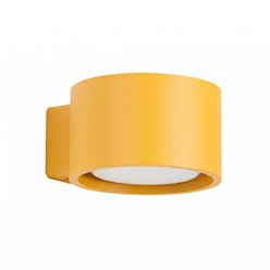 Kinkiet ścienny cylindryczny Modo 1xGx53 żółty