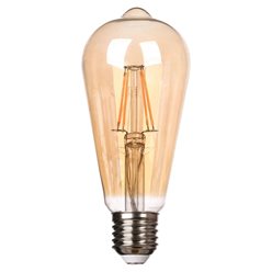 Żarówka LED V-TAC 8W E27 Filament Bursztyn ST64 VT-1968 2200K 700lm