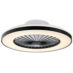 Lampa sufitowa LED Cleo 50cm 55W z wentylatorem i pilotem
