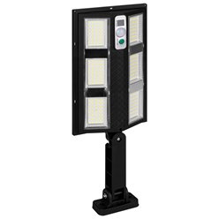 Lampa uliczna solarna Slim 500lm 6500K z czujnikiem i pilotem