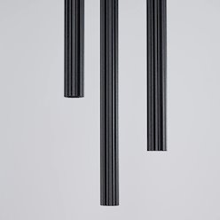 Lampa wisząca potrójna Arche okrągła 3xG9 czarna