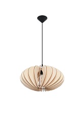 Lampa wisząca SOPHIA 1xE27 naturalne drewno