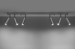 Lampa sufitowa 6 reflektorów EYETECH 6xG9 biała