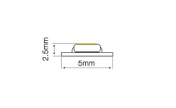 Taśma Slim LED line 600 SMD2216 12V biała dzienna 3900-4175K 5mm WPCB 5 metrów