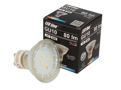 Żarówka  marki LED line GU10 1W 230V biała ciepła 3000K