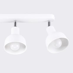 Lampa sufitowa z reflektorami Elba 3xE27 biała