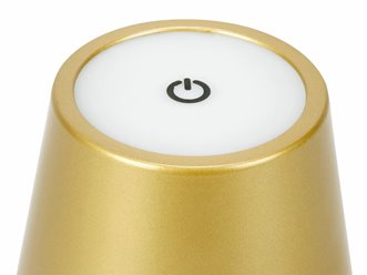 Lampa stołowa LED 4w1 3,5W 400lm CCT złota 2x2000mAh