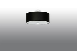 Lampa sufitowa SKALA okrągła 30 cm 3xE27 czarna