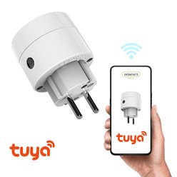 Wtyczka Wi-Fi Tuya Smart Pojedyncza 10A IP20