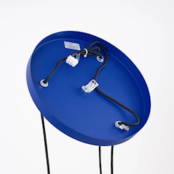 Lampa wisząca potrójna Estria 3xE14 biało-ultramarynowa