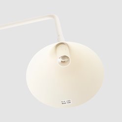 Lampa biurkowa ze stożkowym kloszem Nox 1xE14 beżowa