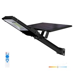 Lampa solarna uliczna 11W 1100lm z wysięgnikiem i pilotem