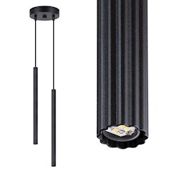 Lampa wisząca podwójna Arche 2xG9 okrągła czarna