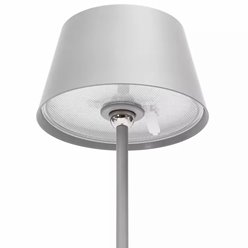 Lampa stołowa LED szara 5W 400lm 3CCT z akumulatorem