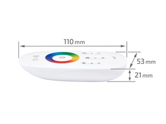 Lampa podłogowa LED z pilotem RGB+CCT 140cm 9W czarna