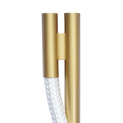 Kinkiet ścienny LED Serpente 12W CCT wężyk splot - złoty