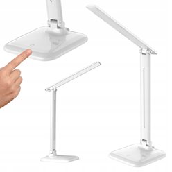 lampka led na biurko sciemnialna biala