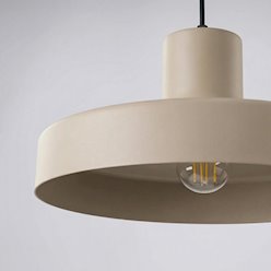 Lampa wisząca klasyczna Bilo 1xE27 taupe