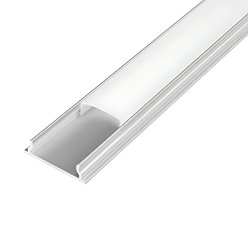 Klosz do profilu LED FLEX PC mleczny - 2m