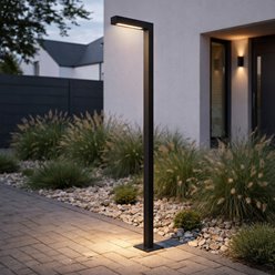 Latarnia ogrodowa LED 50W Posti 350cm 7000lm 90° 4000K czarna
