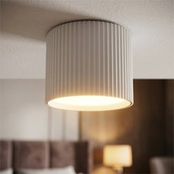 Lampa sufitowa GX53 Liora okrągła biała