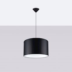 Lampa wisząca minimalistyczna Nova 40cm 1xE27 czarna