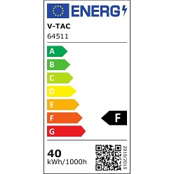 Panel LED V-TAC 40W 60x60 natynkowy/podtynkowy 3200lm 4000K