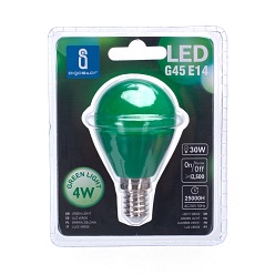 Żarówka LED E14 4W G45 Aigostar - zielona