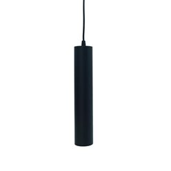 Lampa wisząca Tuba 1xGU10 Circus Slim 29cm czarna