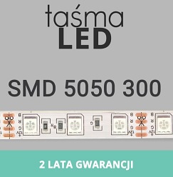 Taśma LED RGB 72W IP20 300xSMD5050 wielokolorowa