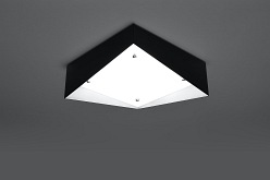 Plafon LED AVIOR 22W 2000lm 30x30 czarny - 3000K