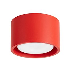 Lampa sufitowa tuba Modo 1xGx53 czerwona