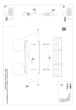 Lampa sufitowa mleczne kule YOLI 2xG9 biała