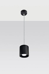 Lampa wisząca tuba ORBIS 1xGU10 Czarna