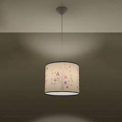 Lampa wisząca dziecięca Owls 40 1xE27 wielokolorowa