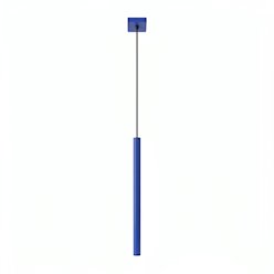Lampa wisząca pojedyncza tuba Pastelo 1xG9 ultramarynowa