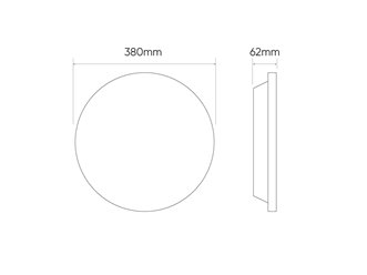 Plafon LED okrągły Lite 24W 1950lm IP44 4000K