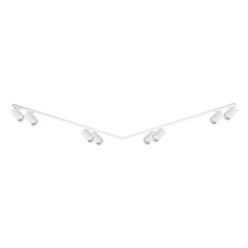 Lampa sufitowa z reflektorami Hero 8xGU10 biała