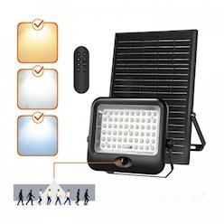 Naświetlacz LED solarny Premium 35W 4600lm 3CCT z pilotem