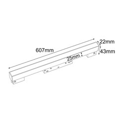 Lampa magnetyczna Milky Osram 5Y biała 20W 60cm 4000K