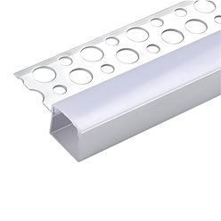 Profil LED GK Single srebrny anodowany z kloszem mlecznym - 2m