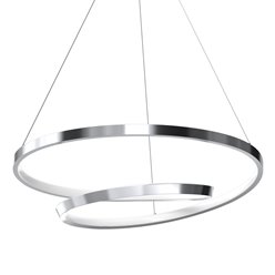 Lampa wisząca okrągła Spinner 48W 4000K Chrom